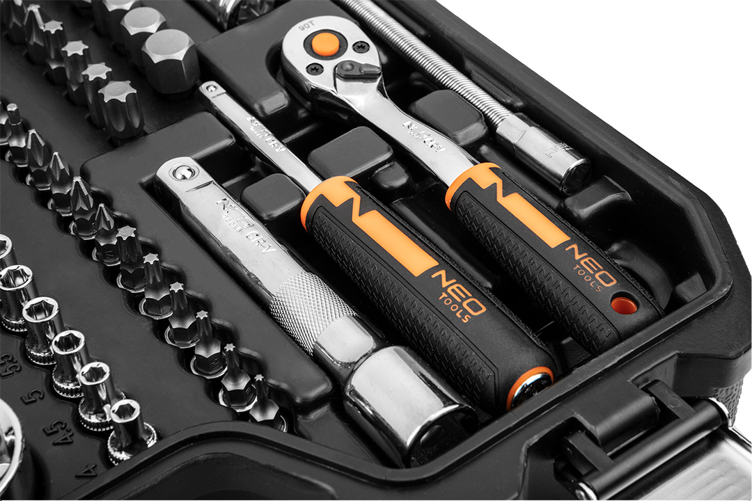 Set of socket spanners 1/2", 1/4", 82 pieces, CrV - obrazek 7