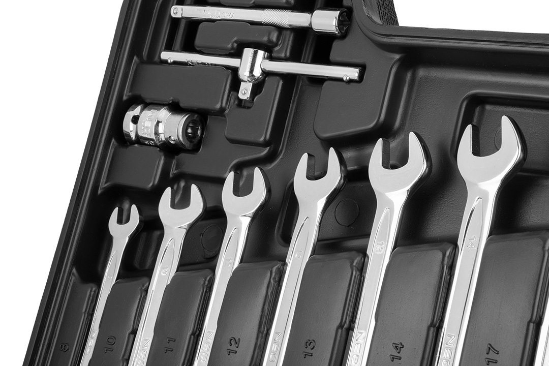Set of socket spanners 1/2", 1/4", 82 pieces, CrV - obrazek 8