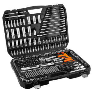 Zestaw kluczy nasadowych 1/2", 3/8", 1/4", 300 szt. , satynowy