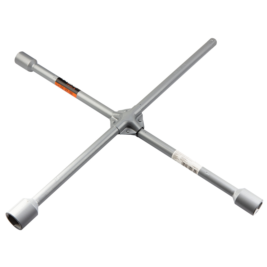 Cross wheel wrench 24 x 27 x 32 mm x 3/4"