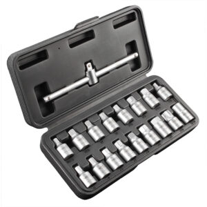 Oil drainer 3/8", set 18 pcs