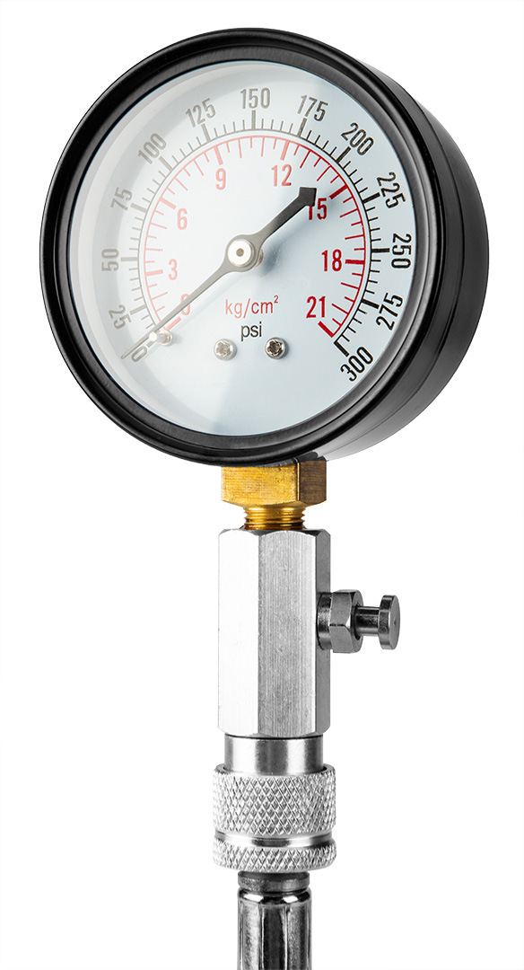 Compression pressure gauge with adapters - obrazek 10