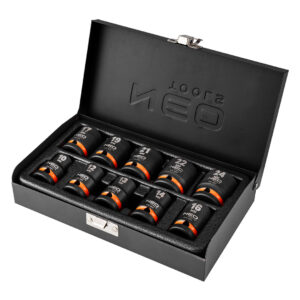 Impact socket 1/2" set 10 pcs ( 10,12,13,14,16,17,19,21,22,24)