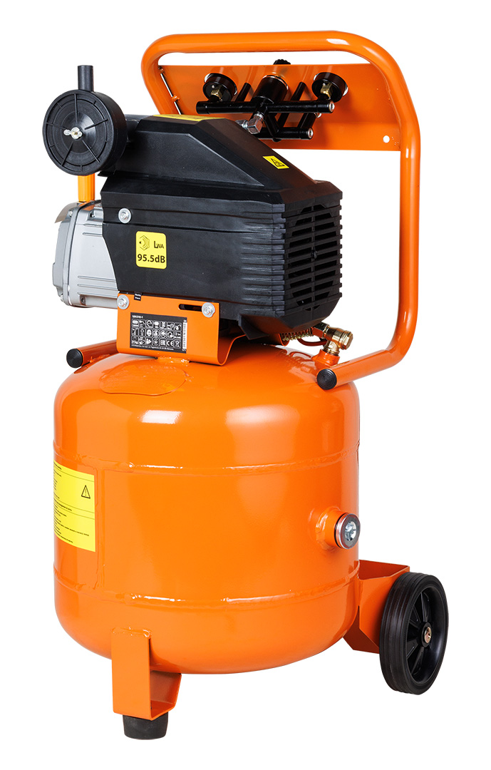 Kompresor olejowy pionowy 40 l, 230V - obrazek 4