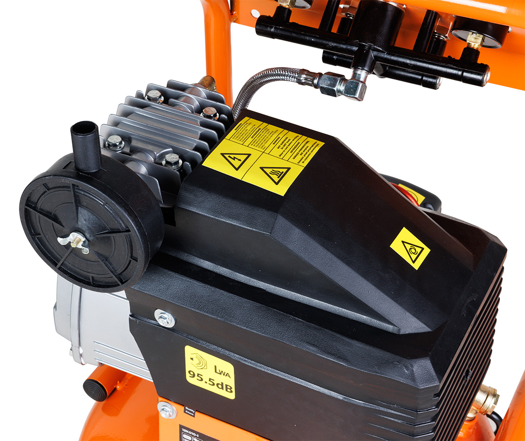 Kompresor olejowy pionowy 40 l, 230V - obrazek 6