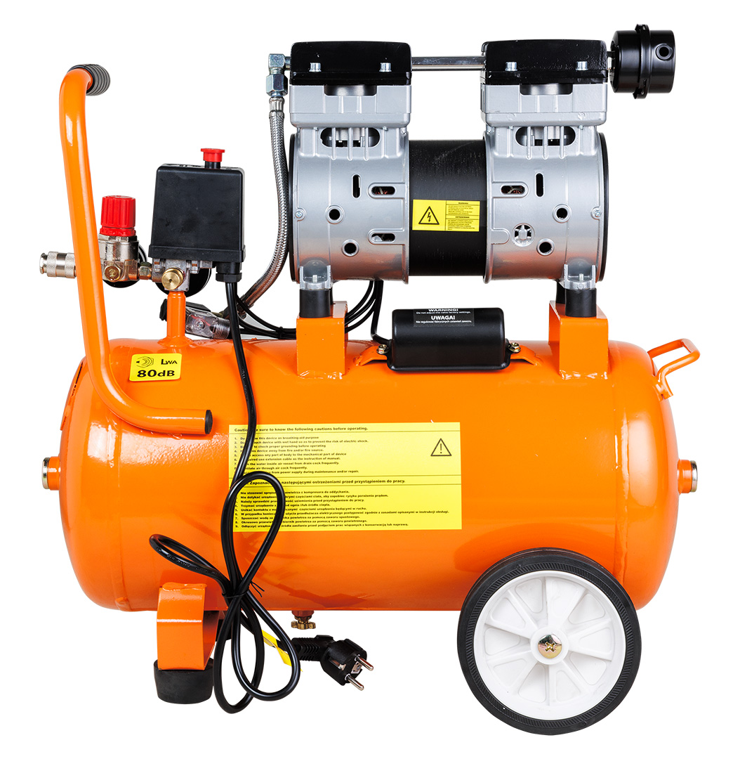 Kompresor bezolejowy 24 l - obrazek 4