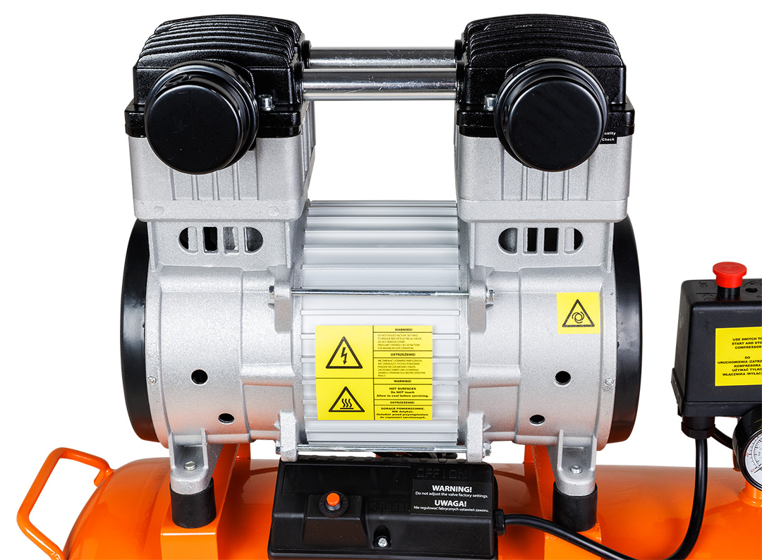 Kompresor bezolejowy 50 l - obrazek 5