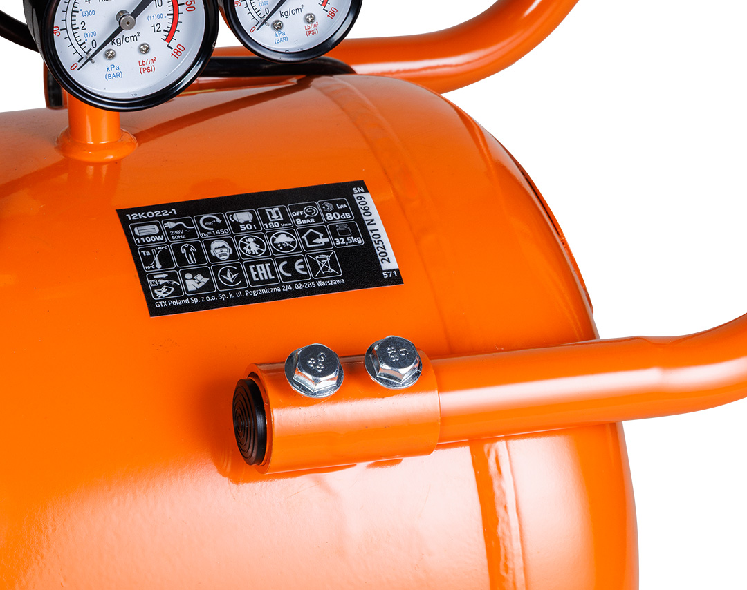Kompresor bezolejowy 50 l - obrazek 6