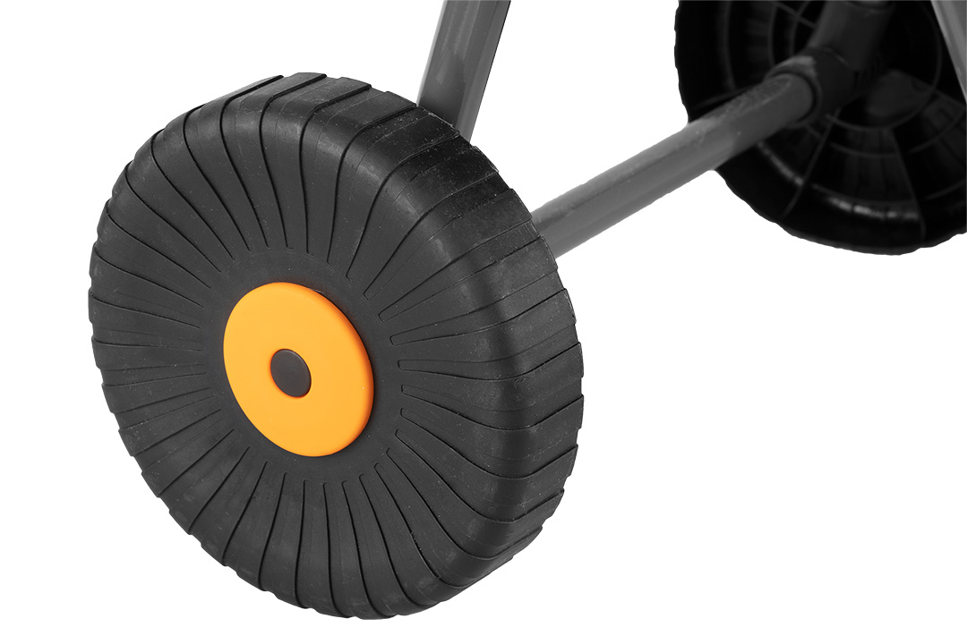 Wózek na wąż ogrodowy, tworzywo sztuczne, do 60 m węża 1/2" - obrazek 4