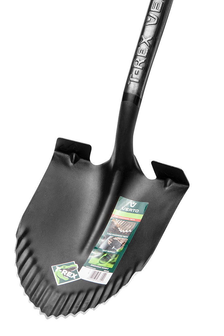 Szpadel ostry, drewniany trzonek, T-Rex - obrazek 6