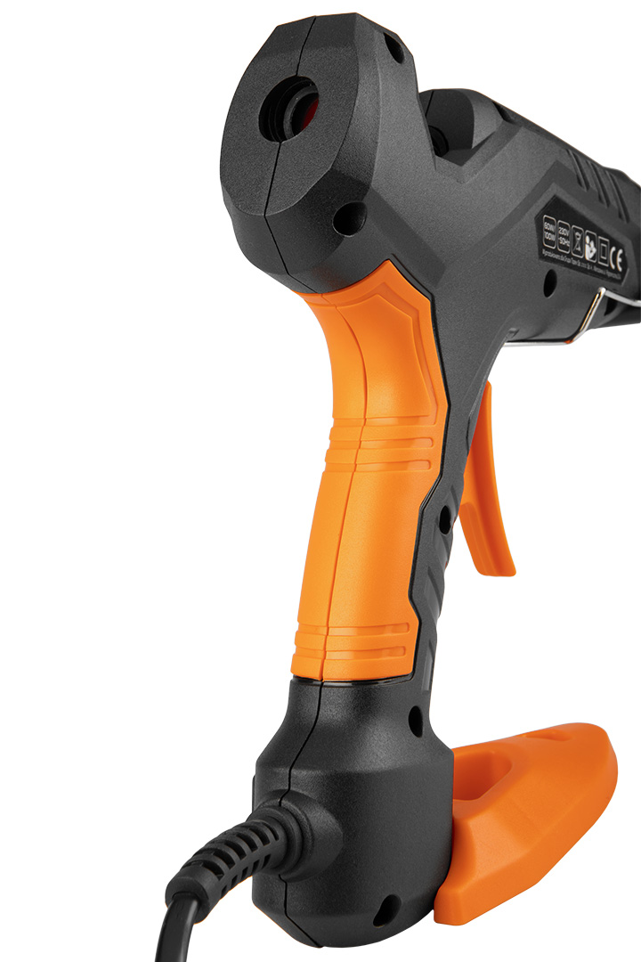 Zestaw: pistolet klejowy 11 mm, 60/100W, 12 wkładów klejowych, 3 ochraniacze palców, etui - obrazek 14