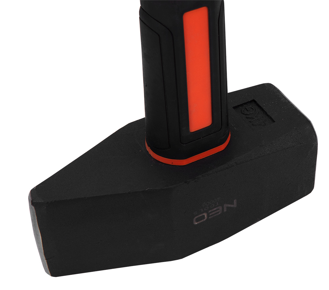 Stoning hammer 4 kg, fiberglass handle - obrazek 2