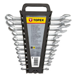 Combination wrenches 6-22 mm, set 12 pcs