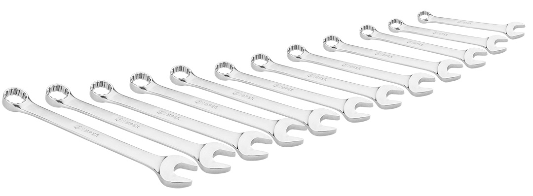 Combination wrenches 13-32 mm, set 12 pcs - obrazek 2
