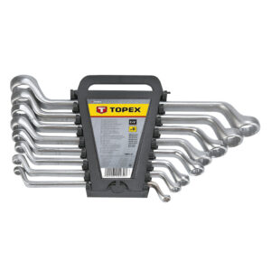 Offset ring wrenches 6-22 mm, set 8 pcs