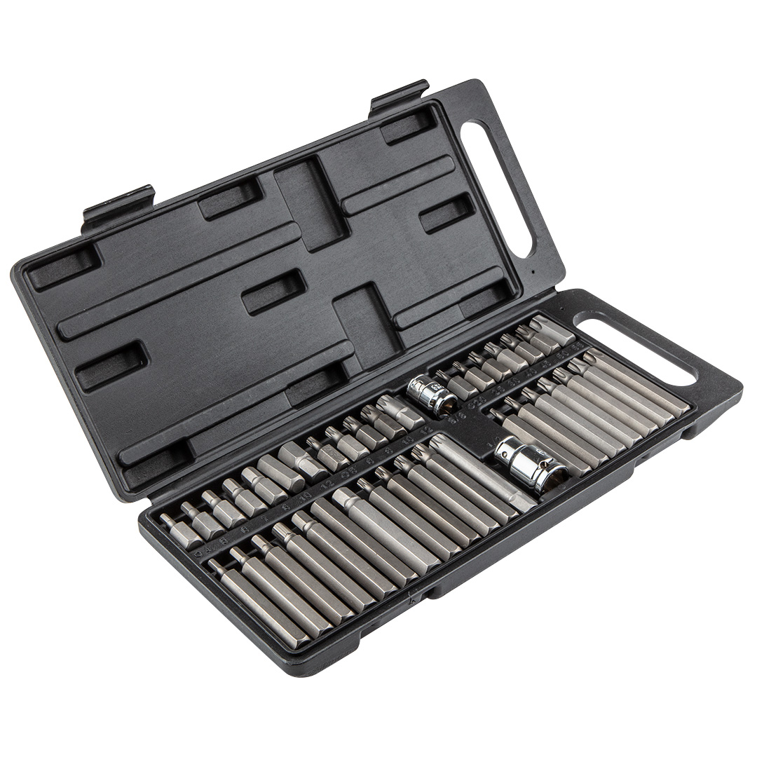 Spline, Torx, hexagon screwdriver bits, set 40 pcs