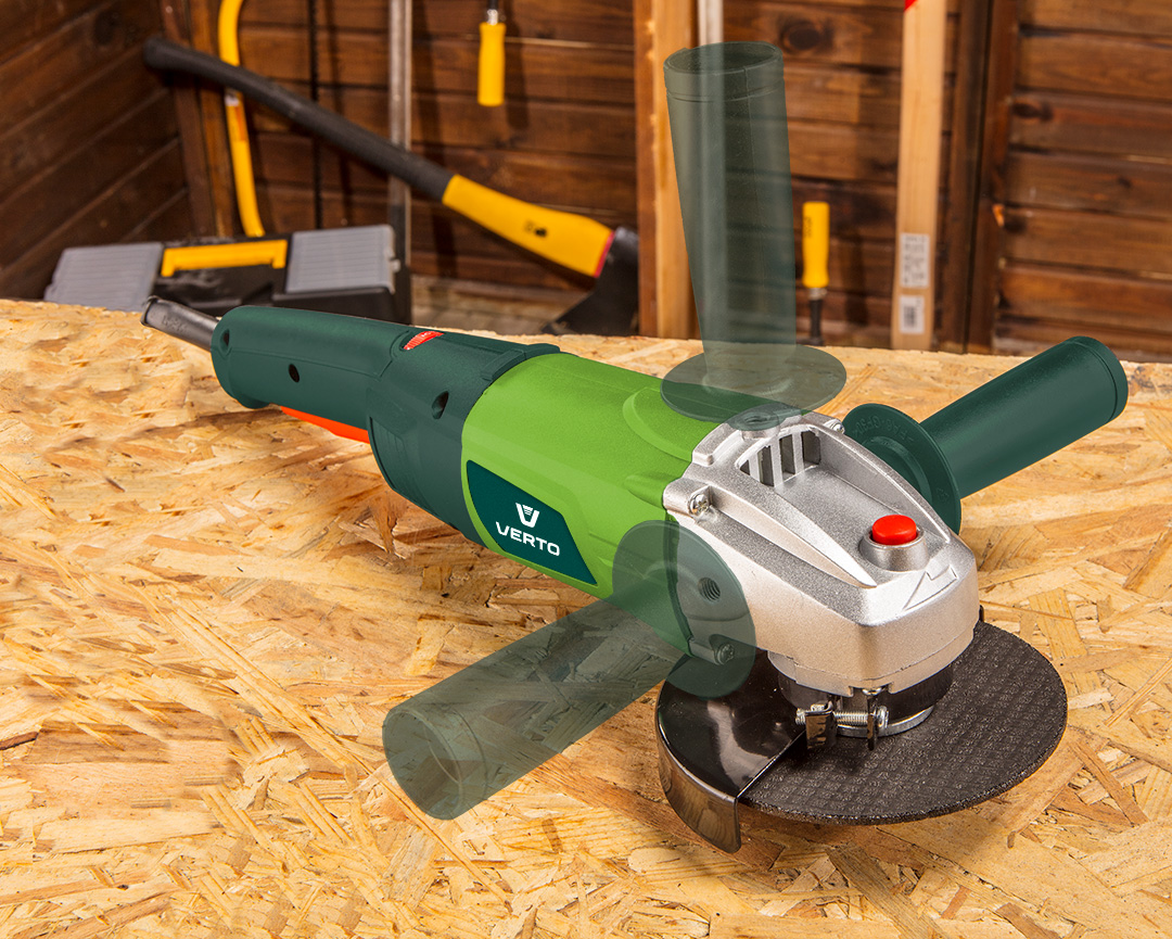 Angle grinder 1050W, disc 125x22.2 mm - obrazek 3