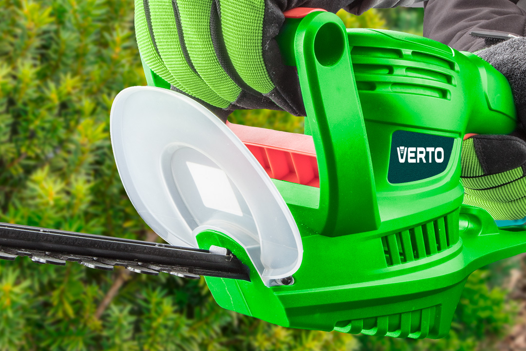 Hedge trimmer 600W, cutting range 450 mm - obrazek 4