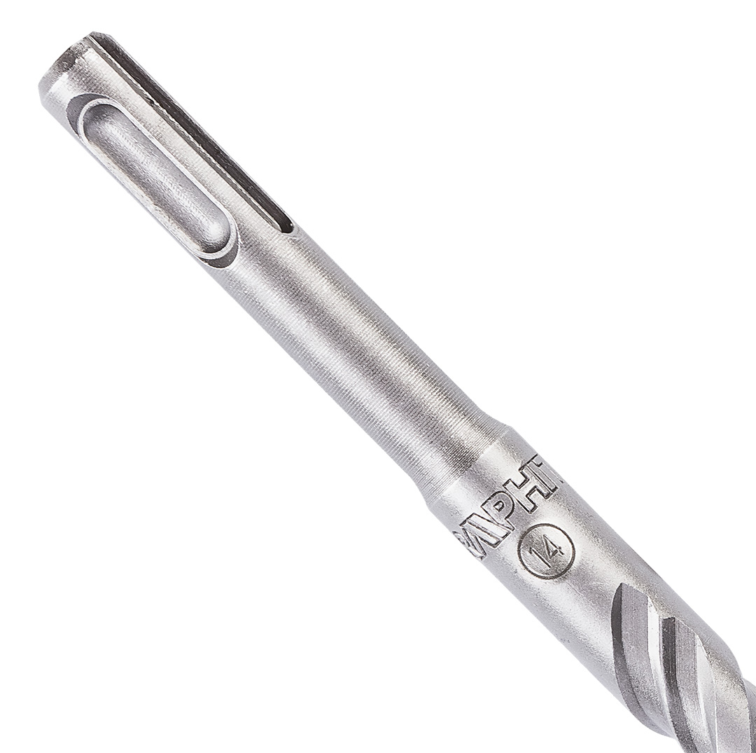 Wiertło do betonu zbrojonego SDS Plus 14 x 1000 mm, quatro - obrazek 2