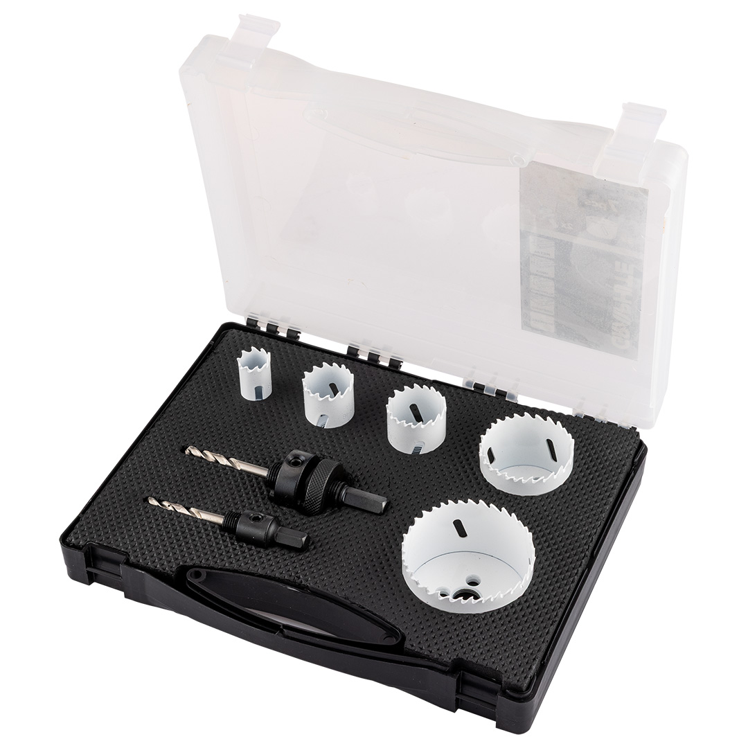 Otwornice bi-metalowe 19-68 mm, zestaw 7 szt.