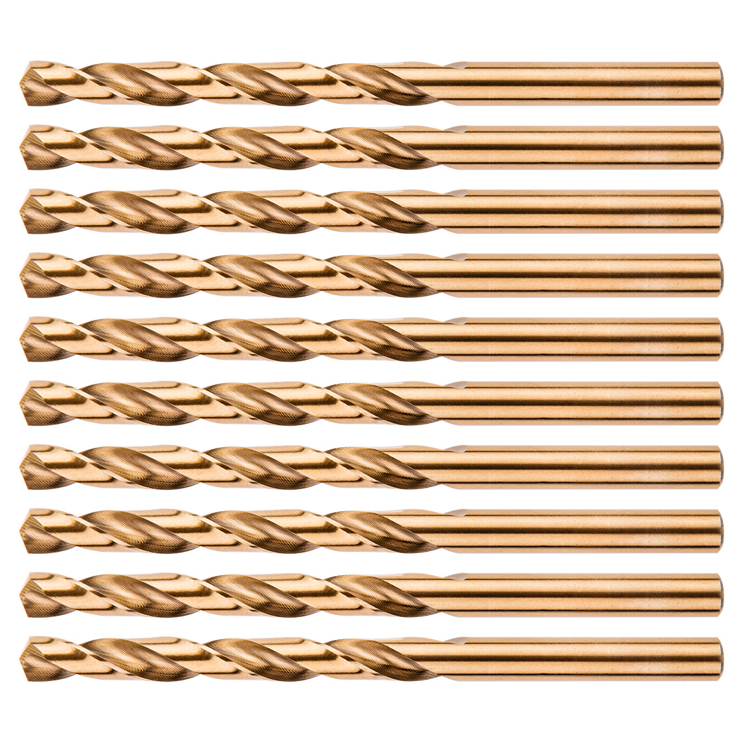 Wiertła do metalu HSS-Co 6.5 mm, 10 szt.