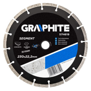 Diamond disc 230 x 22.2 mm, segmented