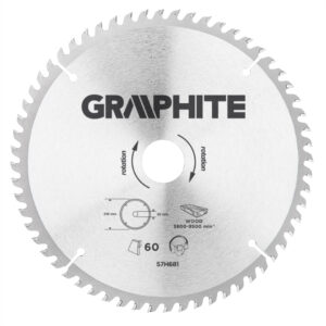 Disc for circular saw, carbide 216 x 30 mm, 60 teeth