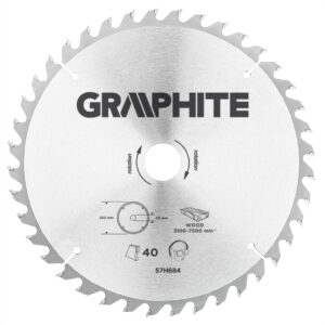 Disc for circular saw, carbide 250 x 30 mm, 40 teeth