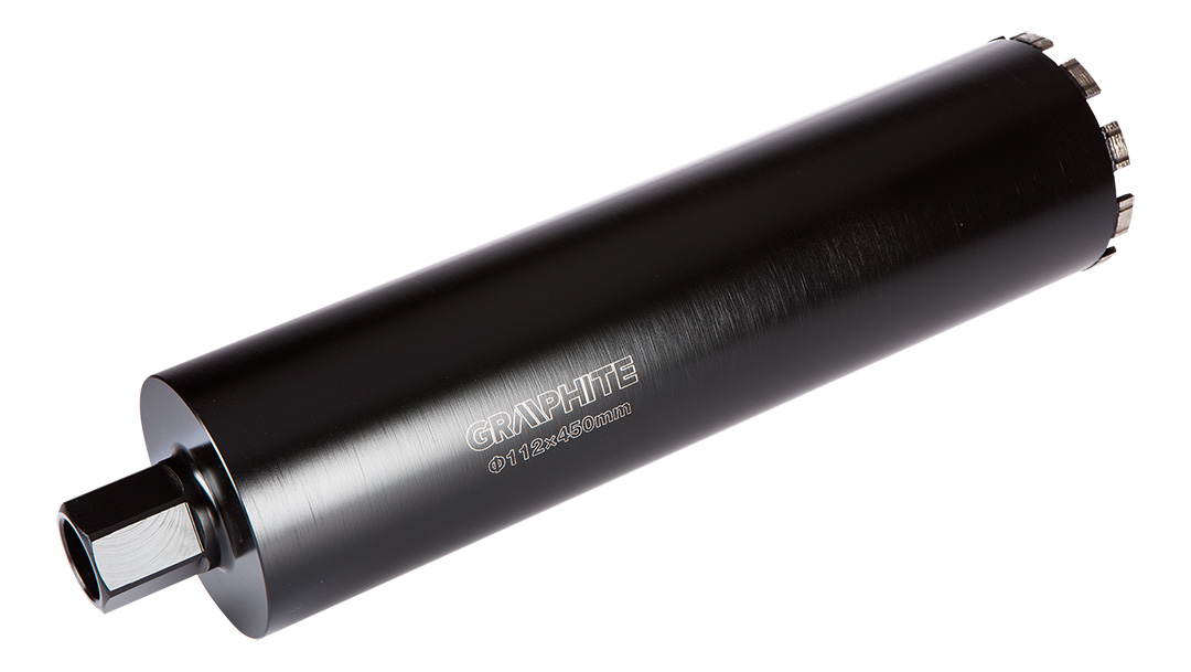 Otwornica diamentowa do wiertnicy 58G540 112 x 450 mm x 10T - obrazek 3