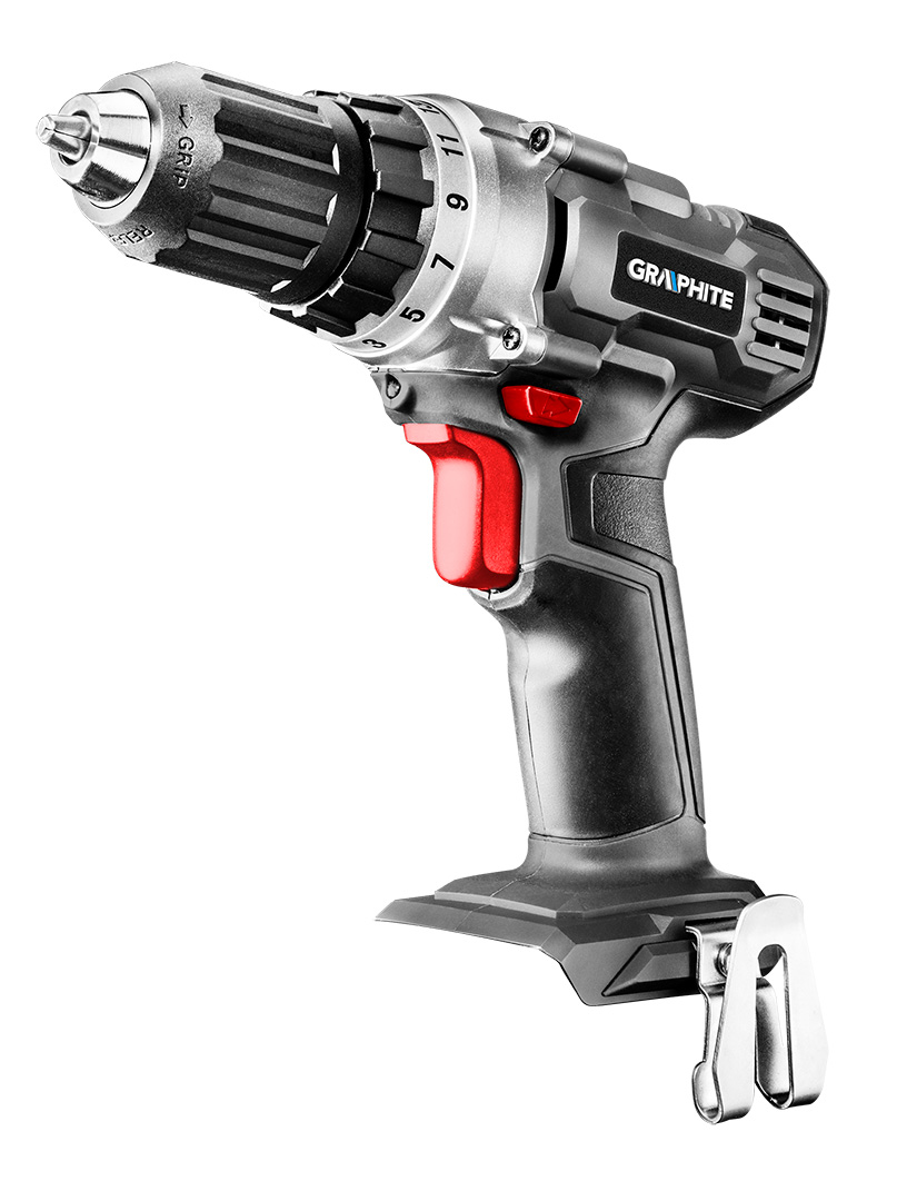 Wiertarko-wkrętarka akumulatorowa Energy+ 18V, Li-Ion, uchwyt samozaciskowy 10 mm, bez akumulatora - obrazek 3