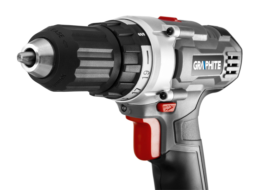 Wiertarko-wkrętarka akumulatorowa Energy+ 18V, Li-Ion, uchwyt samozaciskowy 10 mm, bez akumulatora - obrazek 6