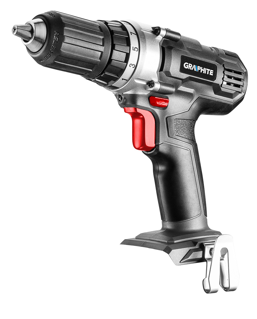 Wiertarko-wkrętarka akumulatorowa Energy+ 18V, Li-Ion, uchwyt samozaciskowy 13 mm, bez akumulatora - obrazek 3