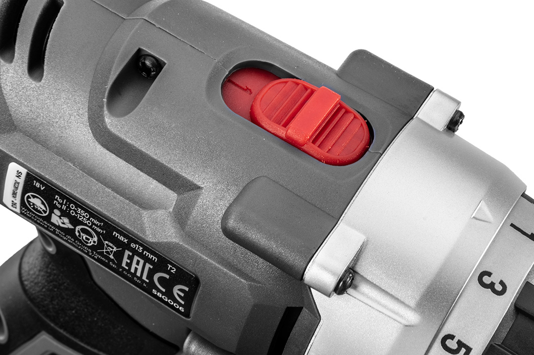 Wiertarko-wkrętarka akumulatorowa Energy+ 18V, Li-Ion, uchwyt samozaciskowy 13 mm, bez akumulatora - obrazek 6