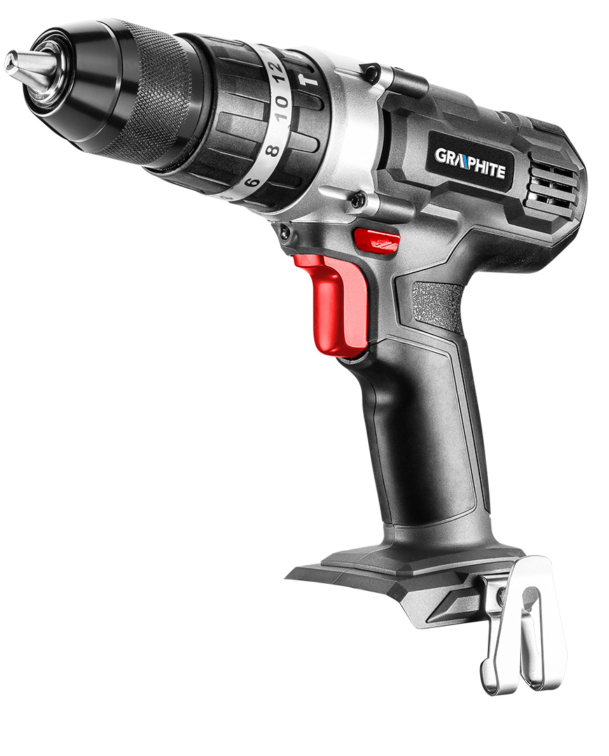 Wiertarko-wkrętarka akumulatorowa z udarem Energy+ 18V, Li-Ion, uchwyt 13 mm, bez akumulatora - obrazek 2