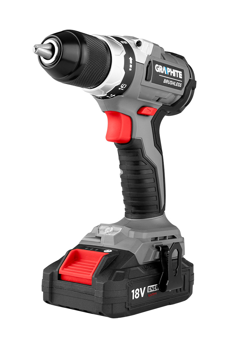 Wiertarko-wkrętarka akumulatorowa bezszczotkowa Energy+ 18V, Li-Ion, 13 mm, bez akumulatora - obrazek 3