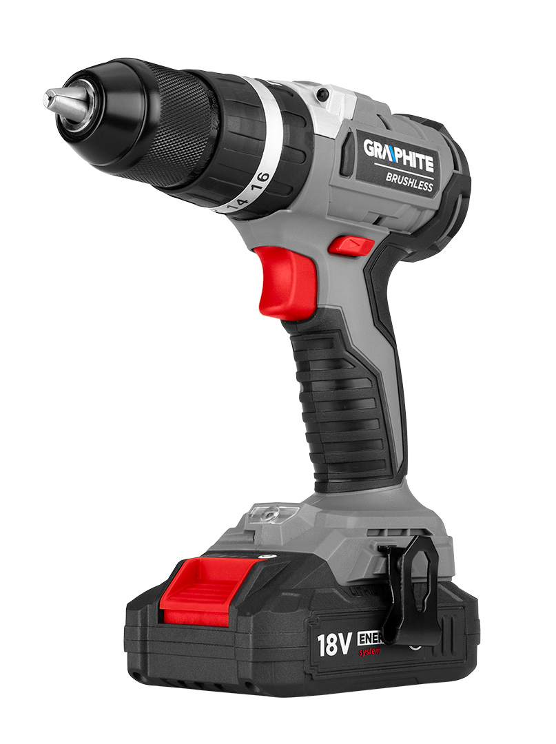 Wiertarko-wkrętarka akumulatorowa bezszczotkowa z udarem Energy+ 18V, Li-Ion, 13 mm, bez akumulatora - obrazek 3