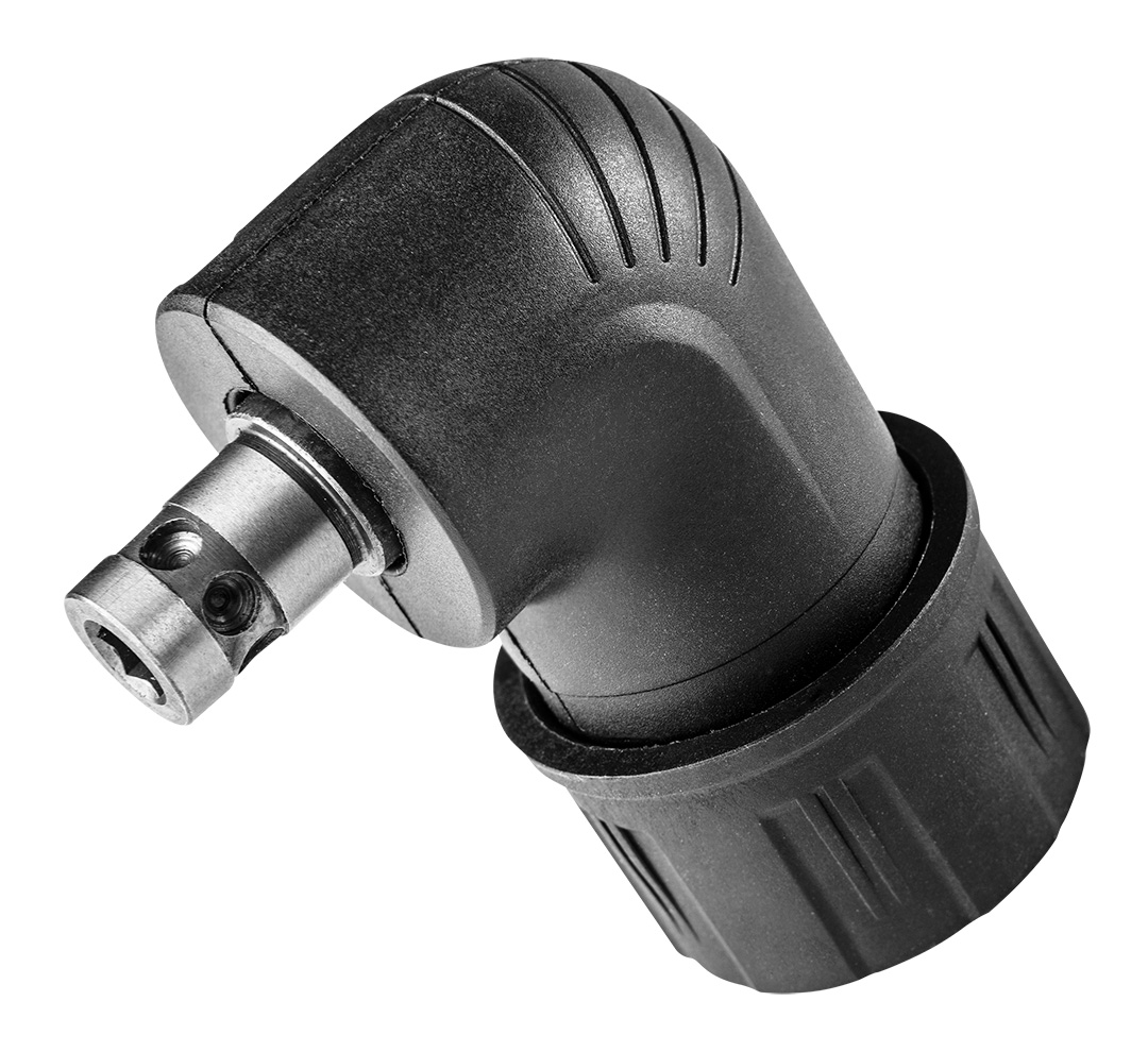 Wiertarko-wkrętarka akumulatorowa Energy+ 18V, zdejmowany uchwyt 10 mm, plus adapter kątowy i adapte - obrazek 2