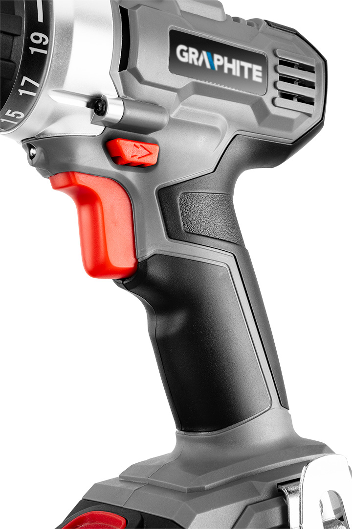 Wiertarko-wkrętarka akumulatorowa Energy+ 18V, zdejmowany uchwyt 10 mm, plus adapter kątowy i adapte - obrazek 7