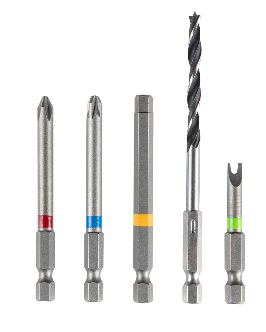 Zestaw Energy+ w walizce aluminiowej: wiertarko wkrętarka 18V 10mm, akumulator 2x2Ah, 109 akcesoriów - obrazek 2