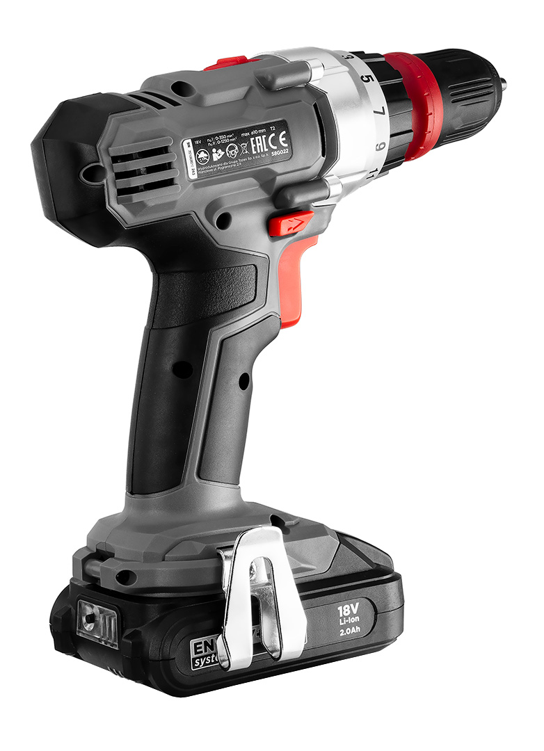 Wiertarko-wkrętarka akumulatorowa Energy+ 18V, Li-Ion, zdejmowany uchwyt 10 mm, bez akumulatora - obrazek 11