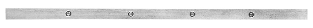 Szyny prowadzące 2 x 700 mm, łącznik, 2 zaciski - obrazek 4