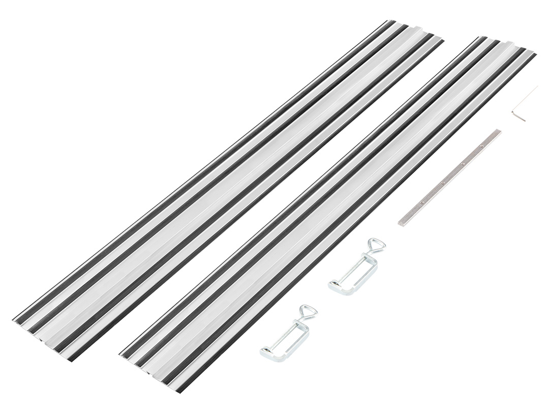 Szyny prowadzące 2 x 700 mm, łącznik, 2 zaciski - obrazek 6