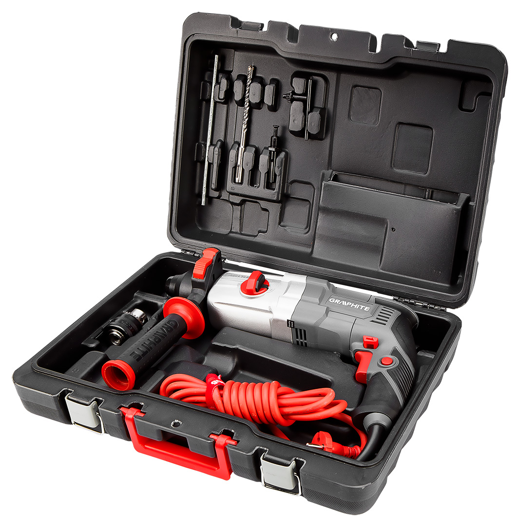 Młotowiertarka SDS+ 710W, 2.6J walizka - obrazek 7