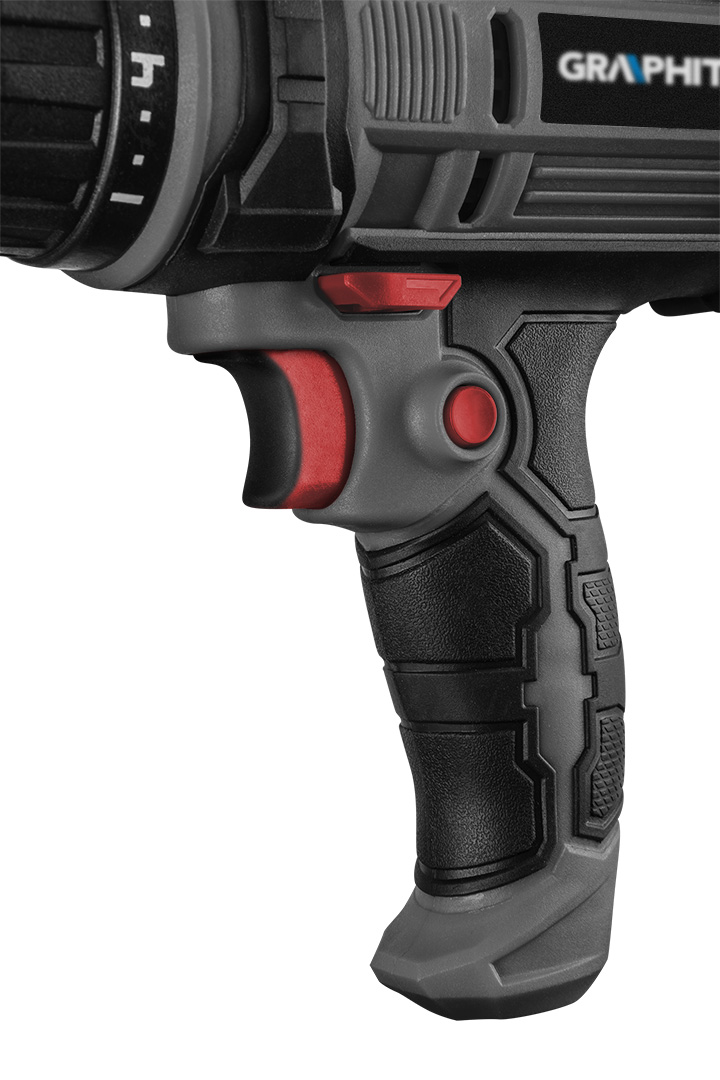 Wiertarko-wkrętarka sieciowa 300W, uchwyt samozaciskowy 10 mm, walizka - obrazek 7