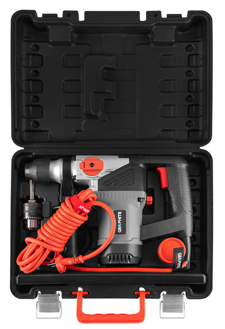 Młot udarowy SDS+ 900W, walizka - obrazek 10