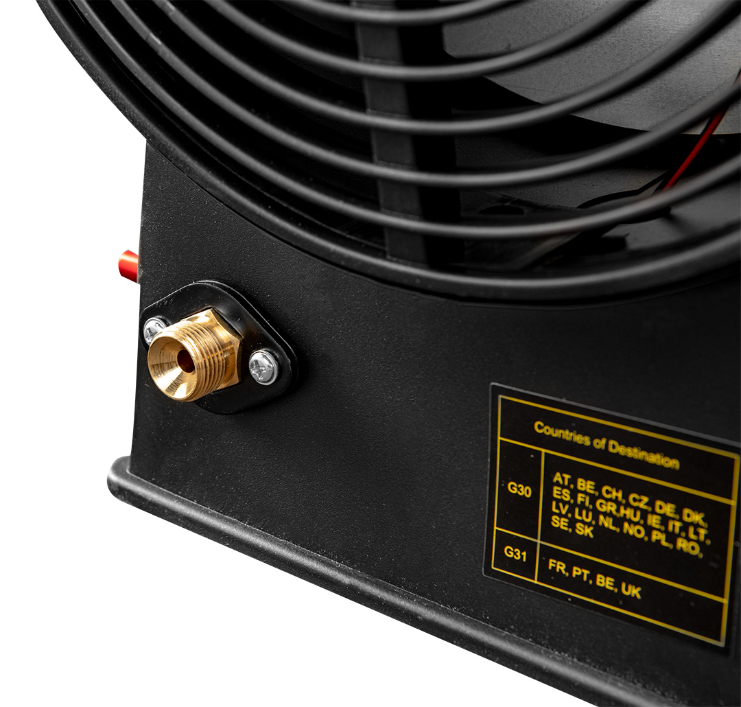 Nagrzewnica gazowa 30kW, wersja na akumulator 18V, bez akumulatora - obrazek 9