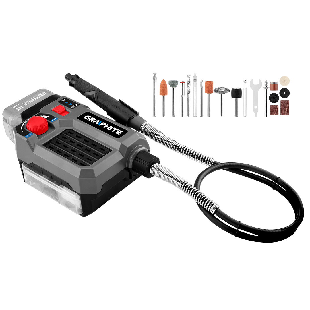 Miniszlifierka akumulatorowa Energy+ 18V, Li-lon, bez akumulatora