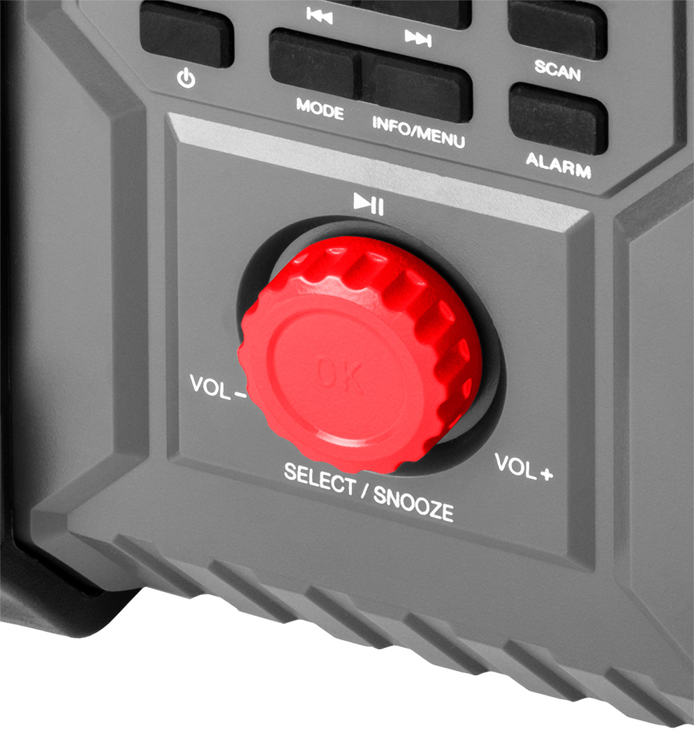 Radio budowlane akumulatorowo-sieciowe Graphite Energy+ 18V, bez akumulatora - obrazek 8