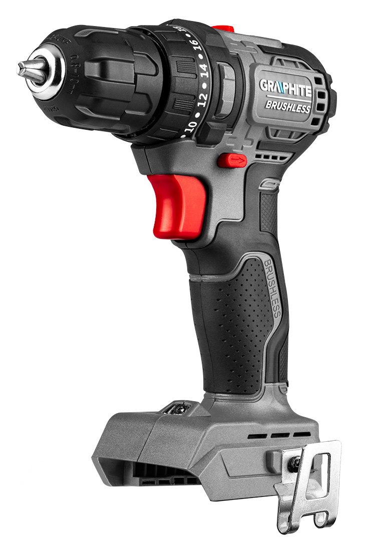 Wiertarko-wkrętarka bezszczotkowa 18V, uchwyt 10mm, compact, Energy+, bez akumulatora - obrazek 3