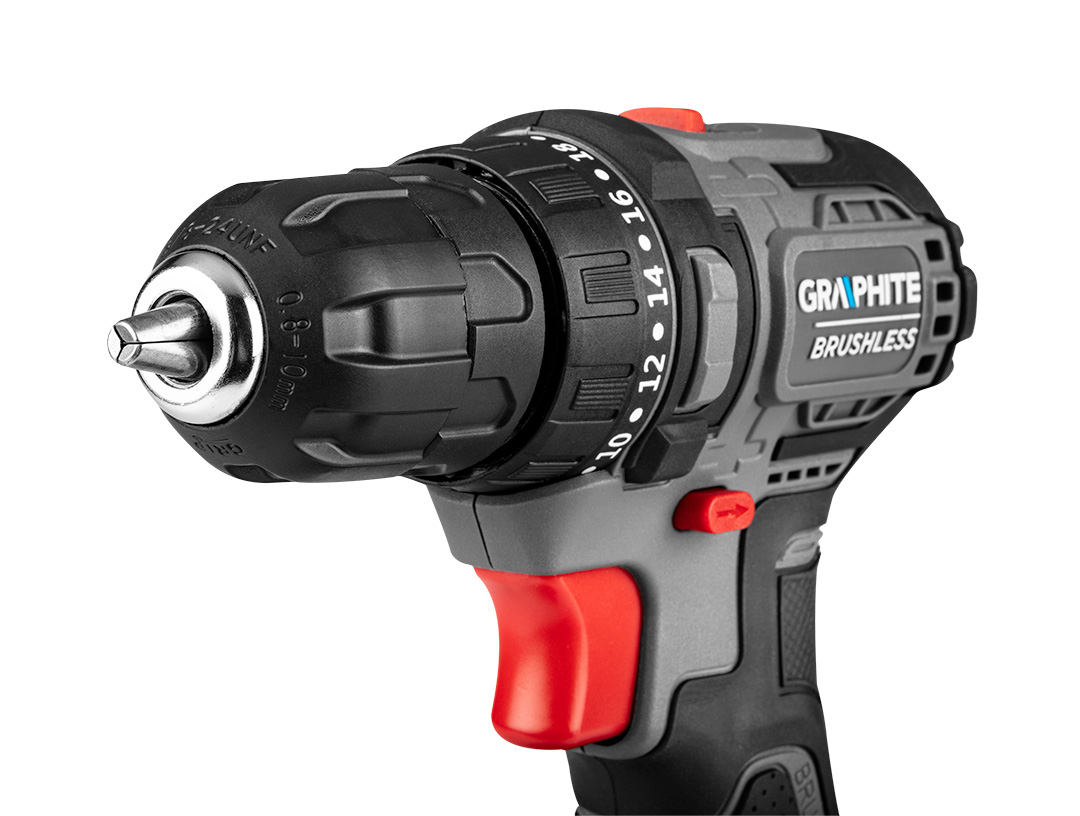 Wiertarko-wkrętarka bezszczotkowa 18V, uchwyt 10mm, compact, Energy+, bez akumulatora - obrazek 6